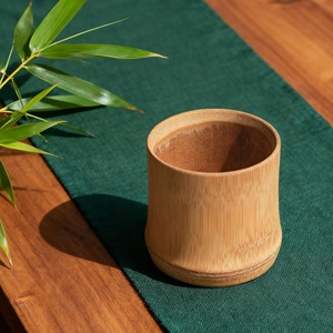 Gobelet en bambou naturel de qualité supérieure pour enfants, gobelets à collation, vente en gros, tasse à boisson, prix le plus bas - Product Image 5