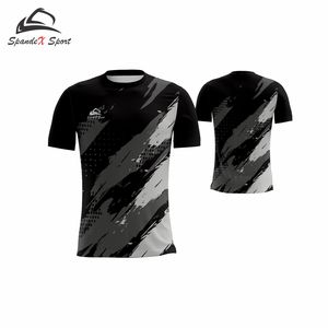 <b>100</b>% Cotton <b>Polyester</b> Fleece Digital Print Solid Pickleball <b>Shirts</b> Custom Logo OEM ODM Breathable Quick Dry Anti-UV Short Sleeve - Product Image 5