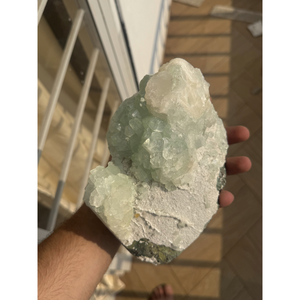 High Quality Green Apophyllite <b>Crystal</b> <b>Cluster</b> for Interior Decoration and Collector Specimen - Product Image 3