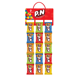 ลูกอมช็อกโกแลตนมสีสันสดใส P&N ฟิลลิ่งมิลค์ช็อกโกแลต ตัวเลือกอันดับต้นๆ ลูกอมรูปทรงกลมหลากสี รสหวาน คุณภาพเทียบเท่านมผง - Product Image 1