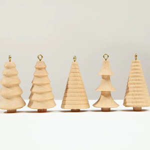 Natural Wooden Hanging <b>Tree</b> <b>Ornament</b> Eco Friendly Handmade Craft For Christmas <b>Tree</b> Decoration Home Display - Product Image 1