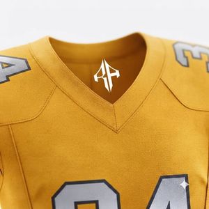 Uniforme de Fútbol Americano con Cuello en V, Sublimado, Corte Regular, 100% Poliéster, Material Premium de Alta Calidad para Hombre - Product Image 6