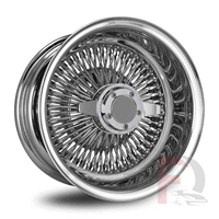 Jantes de voiture personnalisées 13 15 17 18 20 22 24 26 28 pouces 20x8 22x8 14x6 17x9 13x7 13x5.5 14x7 5x127 100 Jantes chromées à rayons pour voiture
