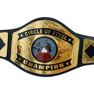 Ceinture de champion de lutte personnalisée Circle of Steel, ceinture de titre sportive de haute qualité - Product Image 5
