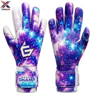 Gants de gardien de but Bulk Sports, paume en latex allemand, logo personnalisé, pour adultes unisexes, édition équipe, forte adhérence, usage officiel pour les équipes. - Product Image 2