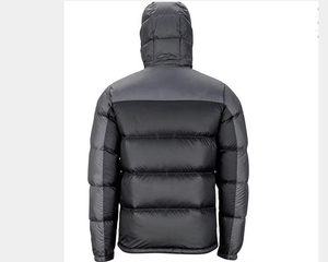 Veste d'hiver imperméable pour homme, à capuche, avec logo personnalisé, fermeture éclair, parka légère, vêtements d'extérieur - Product Image 3