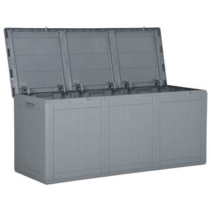 Caja de Almacenamiento Grande, Moderna y Ligera de Polipropileno Gris - Product Image 5