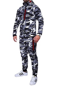 Personalizado de los hombres de ajuste Regular transpirable a prueba de viento de lana de poliéster/algodón chándal último sin forro Jogging deportes liso conjunto para - Product Image 6
