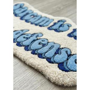Tapis d'appoint modernes à poils moyens, 100 % laine tuftée à la main, antidérapants, à motifs géométriques, pour la décoration de chambre et de salon – Vente chaude - Product Image 1