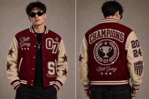 Custom Chenille Embroidery Logo <b>Rhinestone</b> Streetwear Letterman Winter Varsity Coats Baseball Bomber Varsities <b>Jacket</b> for Men - Product Image 4