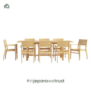 Silla de Comedor Apilable de Madera Moderna de Alta Calidad, Muebles de Exterior Comerciales de Teca Natural para Parque - Product Image 3