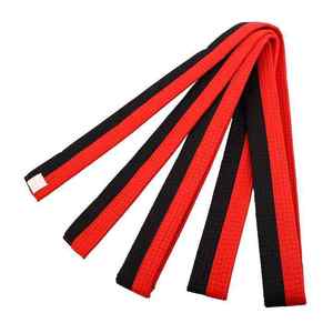 Ceintures de karaté haut de gamme en gros, fabricant de ceintures d'arts martiaux brodées sur mesure, ceintures noires 100% coton, fournisseur OEM - Product Image 3