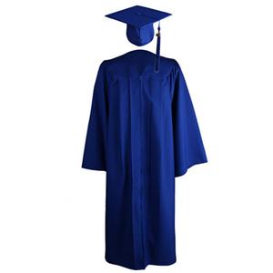 Birrete y Toga de Graduación Universitaria en Varios Colores, Disfraz de Graduado, Birrete de Graduación Escolar, 100% Poliéster, Unisex - Product Image 3