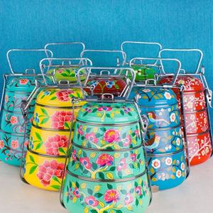 King Stainless Steel Multi-layer Insulation Lunch <b>Box</b> Outdoor Picnics Student Nutritious Meals Food Preservation Carrying Pot - Product Image 2