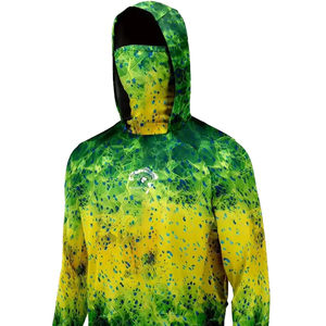 Men's Custom Printed <b>Long</b> <b>Sleeved</b> Quick Dry Windproof Fishing Jersey Breathable Outdoor Clothing with UPF50+ Waterproof Feature - Product Image 3