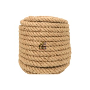 28mm Twisted Jute Rope <b>Sacking</b> <b>Hessian</b> CB Quality 100% Natural Fibers Tossa Yute Ropes Wholesale Goodman Global Bangladesh - Product Image 1