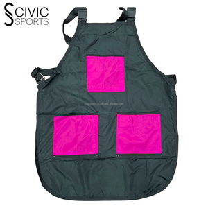 Tablier de salon de coiffure pour hommes et femmes avec plusieurs poches Tissu respirant en coton et laine pour coiffeur - Product Image 4