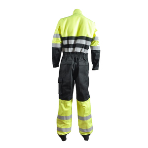 Overol de Seguridad de Poliéster Ignífugo al por Mayor, Certificado ANSI/ISEA107, Cómodo, de Alta Visibilidad, Reflectante, Ropa de Trabajo Protectora para Hombre - Product Image 2