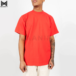 เสื้อยืดคอตตอนพิมพ์ลายย้อมสีแบบโอเวอร์ไซส์สำหรับผู้ชาย ปี 2026 น้ำหนัก 300 กรัม สไตล์วินเทจ ซักแล้วใส่สบาย เหมาะสำหรับสตรีทแวร์ แฟชั่นลำลอง - Product Image 5