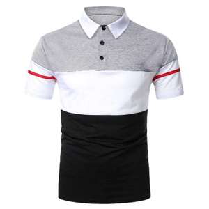 Best 100% Cotton Knitted Lightweight Quick Dry Solid Custom Logo Short Sleeve Breathable Custom Color Men's for Shirt - Product Image 4