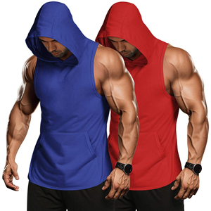 <b>Men</b> <b>Sleeveless</b> <b>Hoodies</b> Breathable Cotton Custom logo Regular Fit <b>Sleeveless</b> <b>Hoodies</b> <b>for</b> <b>Men's</b> High Quality <b>Sleeveless</b> Hoodie <b>Men</b> - Product Image 4