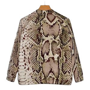 Blouson effet cuir Blouson baseball homme à motif manches longues manteaux streetwear décontractés avec poche - Product Image 3