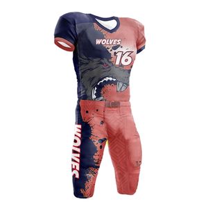 New Design Top Selling Breathable Lightweight American Football Uniform OEM Service <b>Cheap</b> Price American Football Uniform - Product Image 5