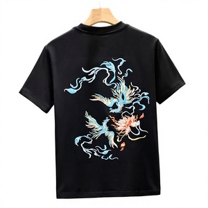 High Quality 100% Cotton Streetwear Regular Fit <b>Boxy</b> <b>T</b>-<b>shirt</b> Heavyweight Hip Hop Eco-Friendly Breathable Quick Dry 220g Drop - Product Image 6