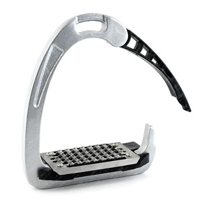 Estribos flexibles para montar a caballo, estribos de seguridad para saltar en inglés de aluminio, equipo de alivio de tobillo ecuestre, estribos de liberación rápida - Product Image 1