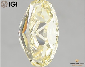 Diamante Cultivado en Laboratorio CVD de 3.00 Quilates, Corte Ovalado, Color Amarillo Intenso, Claridad VS1, con Certificado IGI, para Anillo de Compromiso - Product Image 6