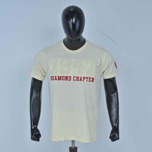เสื้อยืดคอโอ แขนสั้น ทรงปกติ ผ้าถัก ระบายอากาศได้ดี ปักลายเชนีล สำหรับผู้ชาย สวมใส่สบาย เป็นมิตรกับสิ่งแวดล้อม ทันสมัย - Product Image 1