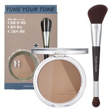 Holika Holika Tone Tuning Shading + Set de Brochas 01 Cool Ground 1 Unidad Polvo Translúcido Precio con Descuento - Product Image 1
