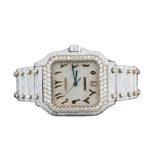 Custom Logo 2026 Square <b>Watch</b> for Men Luxury Diamonds Wristwatch Waterproof Quartz Mens Fashion <b>Watches</b> - Product Image 1