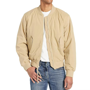 Premium Quality 100% Polyester Nylon Flight Bomber Jacket Men Embroidered <b>Quilted</b> Lined Thick <b>Winter</b> Satin <b>Quilted</b> Bomber Jacket - Product Image 1