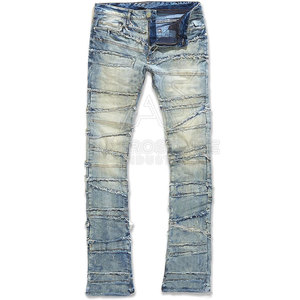 Pantalones Casuales para Hombre, Estilo Apilado, Lona Premium Elástica, Ligeros, Corte Relajado Personalizado, Transpirables, Ecológicos, Elegantes para Uso Diario - Product Image 3