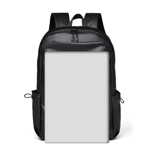 Mochila de Nailon Negra con Bolsillo Frontal con Cierre y Bolsillos Laterales para Senderismo y Camping al Aire Libre, Uso en Todas las Estaciones - Product Image 6