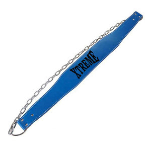 Nuevo Cinturón de Piel para Levantamiento de Pesas con Protección Profesional, Ajustable, con Cadena y Anillo en D, para Powerlifting y Dips - Product Image 1