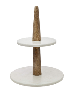 Marble <b>Cake</b> <b>Stand</b> Buffet Dessert <b>Stand</b> Party Buffet Dessert <b>Stand</b> Decoration Acacia Wood Cup <b>Cake</b> <b>Stand</b> - Product Image 2