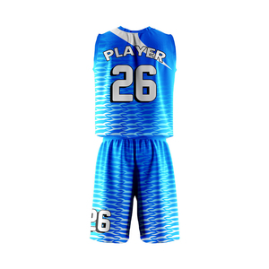 Ensemble d'uniformes de basket-ball professionnels respirants et à séchage rapide, maillots et shorts sublimés, design d'équipe personnalisé - Product Image 3
