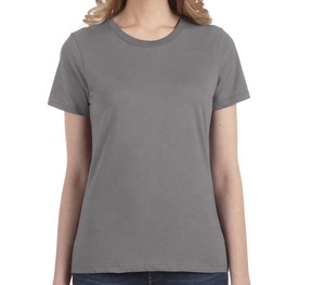 Camiseta Casual para Mujer, Corte Ajustado, Tallas Grandes, Cuello en V, Manga Corta, con Logotipo Personalizado, Transpirable y Ecológica - Product Image 3