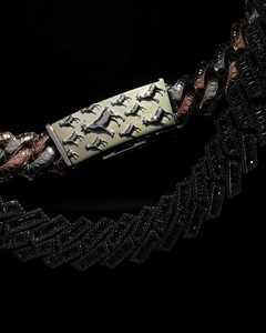 จี้ห้อยคอเงินแท้ 925 ประดับเพชรโมอิสซาไนต์ VVS รูปตัวอักษรและตัวเลขตามสั่ง สไตล์ฮิปฮอปสำหรับผู้ชาย - Product Image 2