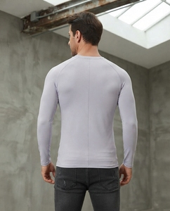 Maillot de bain/surf personnalisé à manches longues pour homme, respirant, pour l'entraînement, avec logo personnalisé, vente en gros, marque privée, fabricant OEM ODM - Product Image 3