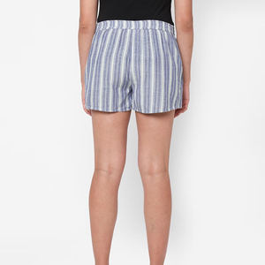 Pantalones Cortos de Dormir a Cuadros para Mujer, Cintura Media, con Cordón, Casuales, 100% Algodón, Pantalones de Pijama de Verano, Tejido Suave - Product Image 3
