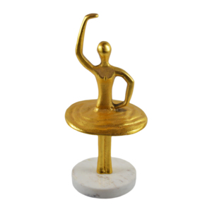 Modern <b>Gold</b> Starfish <b>Statue</b> Sculpture Marble Base Metal Home Ornament for Christmas Porch Living Room Cabinets Decoration - Product Image 2