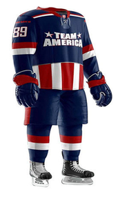 Custom Made Breathable Lightweight ice hockey jersey Polyester Sublimated Team Wear Uniform - Product Image 4