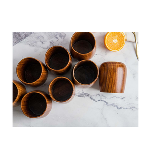 Vaso de Agua de Madera, Vaso de Whisky de Madera Natural de Primera Calidad, Vaso para Beber de Madera Sólida, Más Vendido - Product Image 6