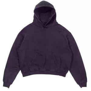 เสื้อฮู้ดดี้โอเวอร์ไซส์แบบยูนิเซ็กซ์ ผ้าถัก 100% ออร์แกนิคคอตตอนฟลีซ สีพื้น ไซส์พลัส หนานุ่ม กันน้ำ ซับในอย่างดี เป็นมิตรต่อสิ่งแวดล้อม - Product Image 4