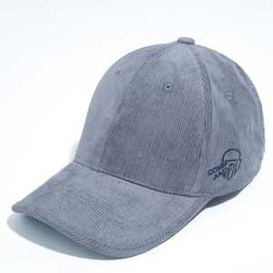 Gorra de béisbol vintage de moda Comm Andot negra 100% algodón pana lavada de 6 paneles con logo bordado de cadenas ajustable - Product Image 3