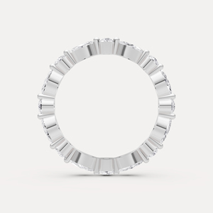 Anillo de Diamante Cultivado en Laboratorio de 18k con Banda en Forma de L, de Proveedor Indio, Alta Brillantez, Joyería de Diseño para Mujer, para Aniversario de Bodas, en Venta - Product Image 3