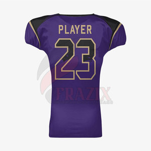 เสื้อฟุตบอลอเมริกันแบบระบายอากาศได้ดี ชุดทีมแบบกำหนดเอง น้ำหนักเบา ผลิตจากผ้าตาข่าย สำหรับการฝึกซ้อมและการแข่งขัน - Product Image 3